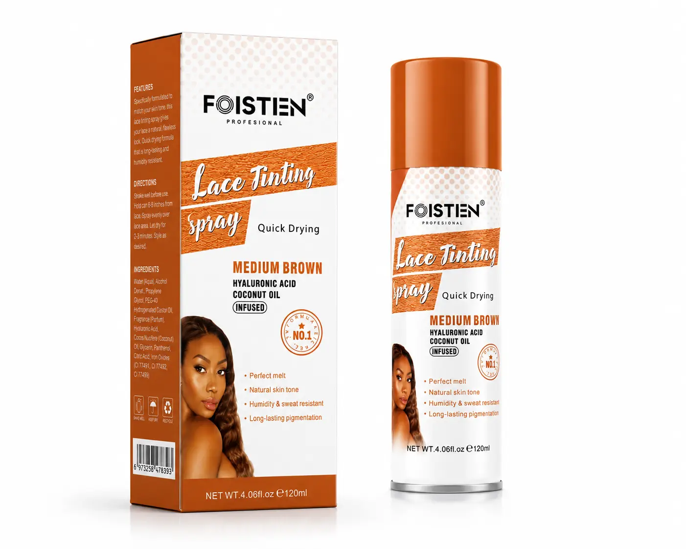 Foisten lace tint spray