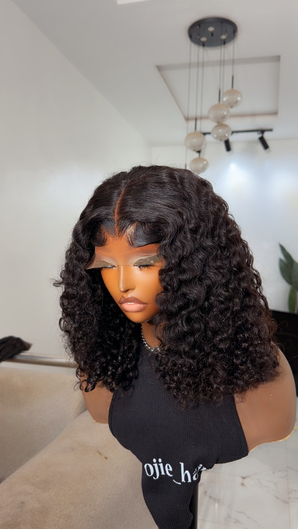 Human hair | Pixie curls 16 inches 5x5 - Image 4