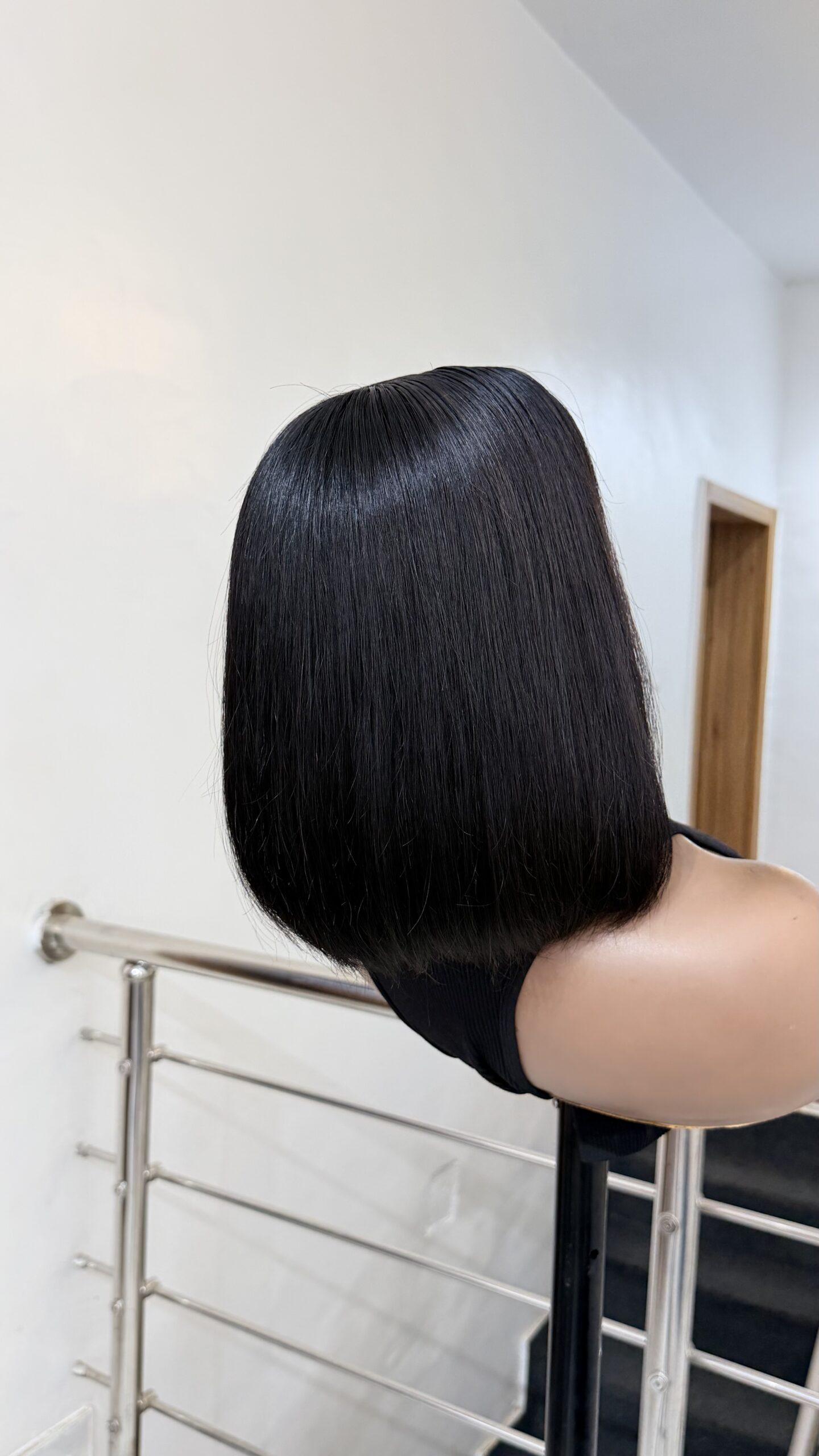 Human hair 10 inches bob color natural - Image 2